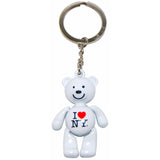 I Love New York Teddy Bear Keychain in Every Color in the Rainbow