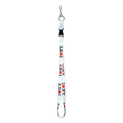 I Love NY New York Lanyard Lanyard Necklace for ID Badge Holders