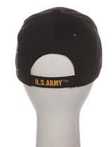 US Army Official License Structured Front Side Back and Visor Embroidered Hat Cap