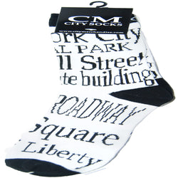 New York Socks with Famous New York Places