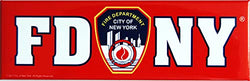 FDNY Postcard Souvenir Magnet