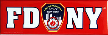 FDNY Postcard Souvenir Magnet
