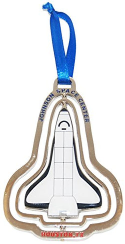 CityDreamShop Rocketship NASA Christmas Ornament.