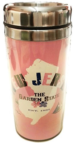 Collection of City Branded Beautifully Designed Travel Mugs (New Jersey)