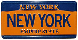 New York License Plate Novelty Magnet | Empire State License Plate Magnet | Perfect Souvenir Gift Collection for Men & Women Who Loves New York & Empire State