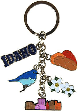 State of Idaho 5 Charm Keychain