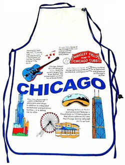 Chicago Apron - Collage, Chicago Souvenirs, Chicago Souvenirs