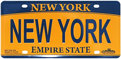 New York Car License Plate. The Empire State City. Novelty License Plate