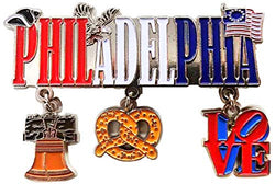 American Cities and States of Magnets (Philadelphia Magnets)