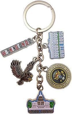 American Cities and States Metal Quality Keychains (Washington D.C)