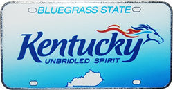 Kentucky License Plate Replica Metal Magnet