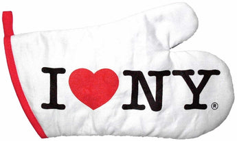 i love ny white oven mitts