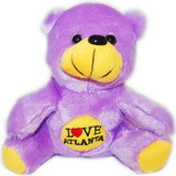 purple I love Atlanta bear