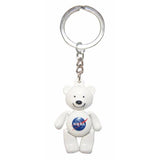 NASA Colorful Teddy Bear Keychain