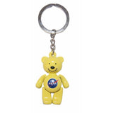 NASA Colorful Teddy Bear Keychain
