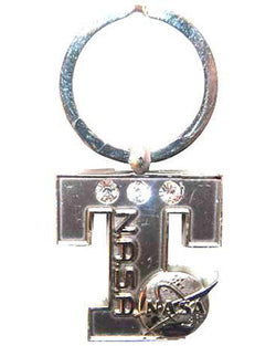 NASA 3 Diamond Initial Letter T Keychain