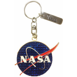 NASA Logo Glitter Keychain