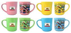 California Designed Colorful Mug Set of 4