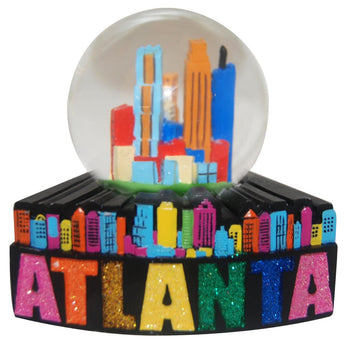 Atlanta colorful snowglobe