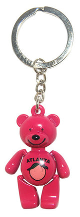 hot pink Atlanta keychain