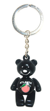 black Atlanta keychain
