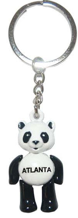 black and whiteAtlanta keychain