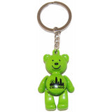 Chicago Colorful Teddy Bear Keychain