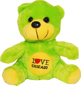 green  i hear chicago neon  novelty cute bear
