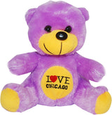 purple   i hear chicago neon  novelty cute bear