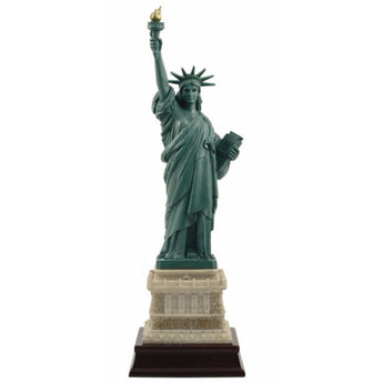 Statue of Liberty 4 ich replica wooden base