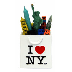 I love Ny skyline magnet