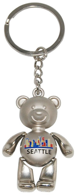 Seattle Teddy Bear Keychain