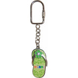 Miami Colorful Sandal Keychains