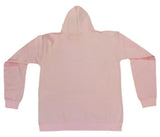 I Love NY New York Hoodie Screen Print Heart Sweatshirt Light Pink XL