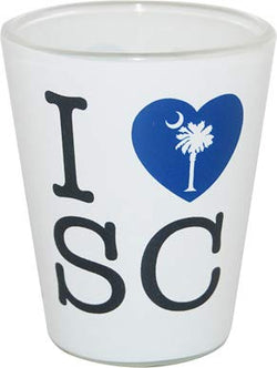 I Love South Carolina ShotGlass Drinking Cup Great Gift Item