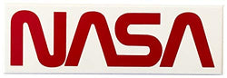 RED NASA Worm Letters Refrigerator Magnet Space Logo Decals Nasa Souvenir