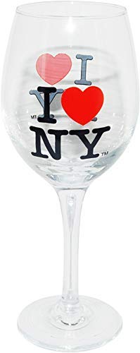 I Love New York Souvenir Novelty Champagne Glass