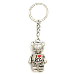New York Keychain - I Love New York Bear, New York Keychains, New York City Souvenirs