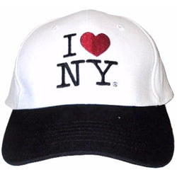 White I Love NY hat