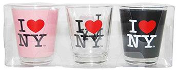 I Love NY Shot Glass, 3 Piece