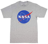 NASA Logo Gray T-Shirts (2X Large, Gray)