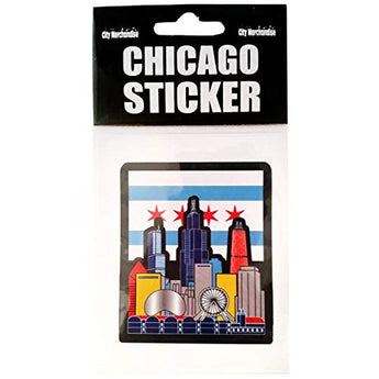 CityDreamShop Sticker for Car Bumper Travel Luggage Laptop iPad (Chicago)