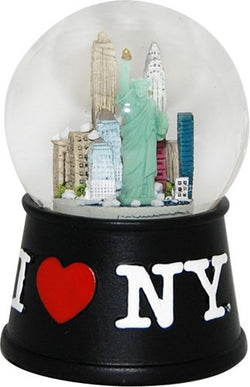 City Merchandise I Love New York Skyline Snow Globe