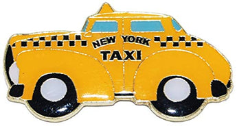New York Refrigerator Taxi Magnet | Yellow Taxi Magnet | Perfect Souvenir Gift Collection for Men & Women Who Loves Taxi Ride