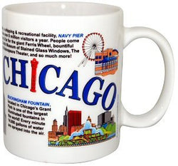 Chicago Mug - Collage, Chicago Mugs, Chicago Coffee Mugs, Chicago Souvenirs