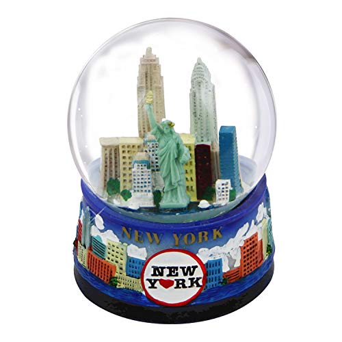 New York Snow Globe -65MM Skyline 614, New York Snow Globes, New York  Souvenirs