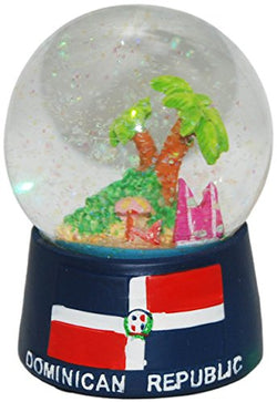 Collection of City and States Detailed 65mm Snow Globes (Dominican Republic)