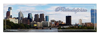 Philadelphia Skyline Refrigerator Magnet Souvenir- Made by CityDreamShop.com