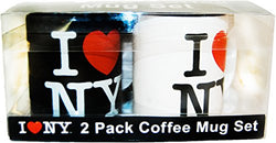 USA Company I Love New York and Coffee Mug Set, White/Black