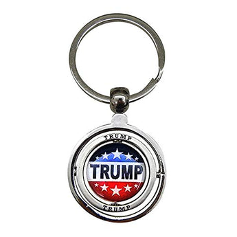 CityDreamShop Trump President of The USA Souvenir Metal Durable Novelty Keychain